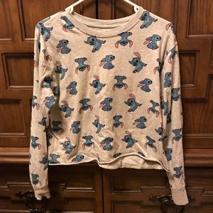 Disney Lilo & Stitch Cropped Long Sleeve
